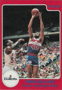 1984-85 Star #186 Greg Ballard Front