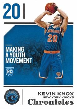 2018-19 Panini Chronicles #58 Kevin Knox Front