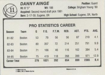 1985-86 JMS #11 Danny Ainge Back