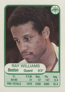 1985-86 JMS #16 Ray Williams Front