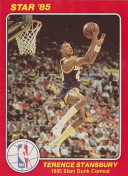 1985 Star Slam Dunk Supers #7 Terence Stansbury Front