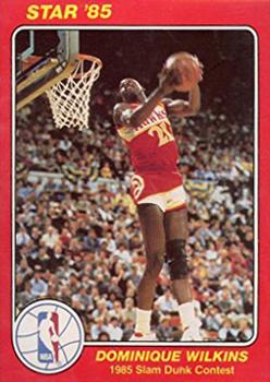 1985 Star Slam Dunk Supers #8 Dominique Wilkins Front