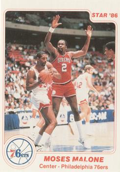 1985-86 Star #6 Moses Malone Front