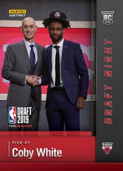 2019-20 Panini Instant NBA Draft Night #DN-CW Coby White Front