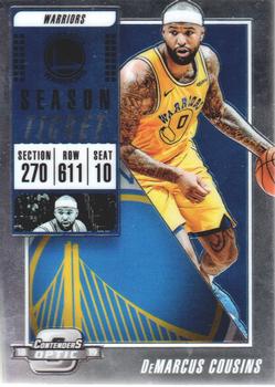2018-19 Panini Contenders Optic #13 DeMarcus Cousins Front
