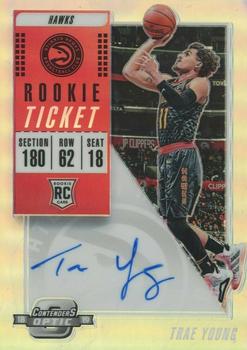 2018-19 Panini Contenders Optic #124 Trae Young Front