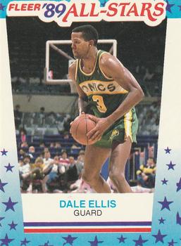 1989-90 Fleer - Stickers #8 Dale Ellis Front