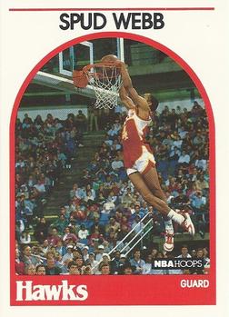 1989-90 Hoops #115 Spud Webb Front