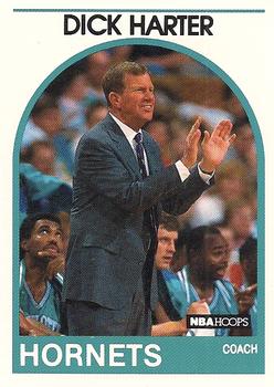 1989-90 Hoops #127 Dick Harter Front
