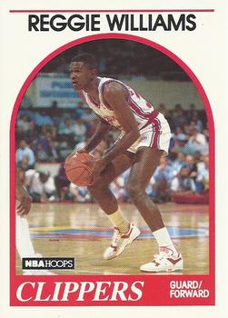 1989-90 Hoops #128 Reggie Williams Front