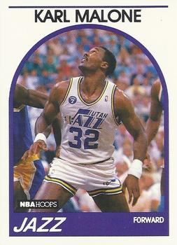 1989-90 Hoops #30 Karl Malone Front