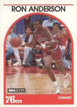 1989-90 Hoops #32 Ron Anderson Front