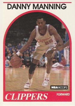 1989-90 Hoops #40 Danny Manning Front