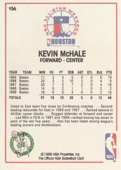 1989-90 Hoops #156 Kevin McHale Back