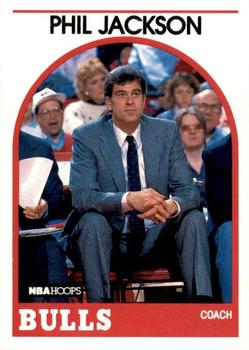 1989-90 Hoops #266 Phil Jackson Front