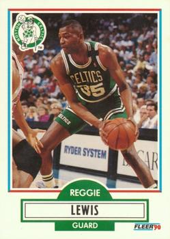 1990-91 Fleer #11 Reggie Lewis Front