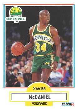 1990-91 Fleer #179 Xavier McDaniel Front
