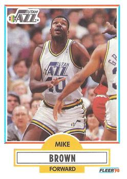 1990-91 Fleer #183 Mike Brown Front