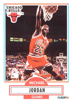 1990-91 Fleer #26 Michael Jordan Front
