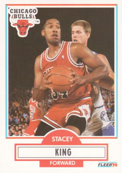 1990-91 Fleer #27 Stacey King Front