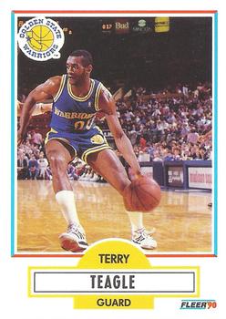1990-91 Fleer #68 Terry Teagle Front
