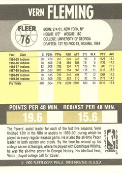 1990-91 Fleer #76 Vern Fleming Back