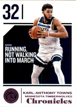2018-19 Panini Chronicles - Pink #54 Karl-Anthony Towns Front