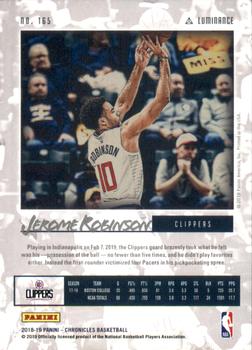 2018-19 Panini Chronicles - Red #165 Jerome Robinson Back