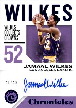 2018-19 Panini Chronicles - Chronicles Signatures Blue #CS-JW Jamaal Wilkes Front
