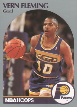 1990-91 Hoops #133 Vern Fleming Front