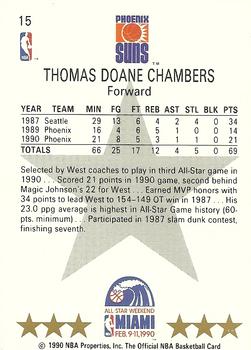 1990-91 Hoops #15 Tom Chambers Back