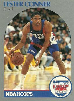 1990-91 Hoops #195 Lester Conner Front