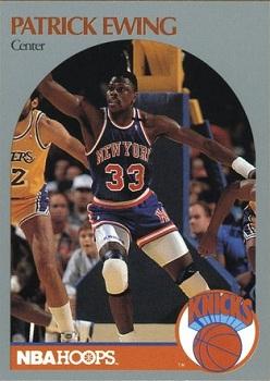 1990-91 Hoops #203 Patrick Ewing Front