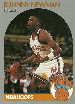 1990-91 Hoops #206 Johnny Newman Front