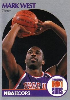 1990-91 Hoops #242 Mark West Front