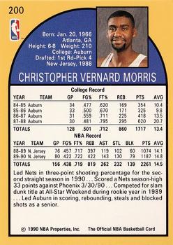 1990-91 Hoops #200 Chris Morris Back
