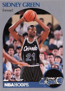 1990-91 Hoops #218 Sidney Green Front