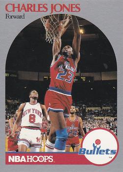 1990-91 Hoops #299 Charles Jones Front