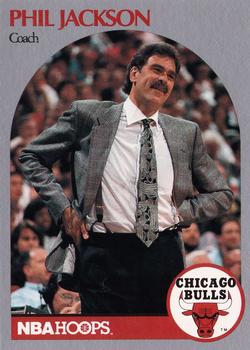 1990-91 Hoops #308 Phil Jackson Front