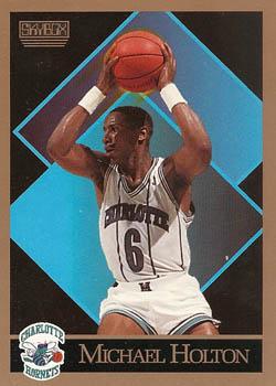 1990-91 SkyBox #30 Michael Holton Front