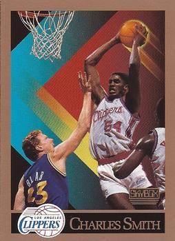 1990-91 SkyBox #132 Charles Smith Front