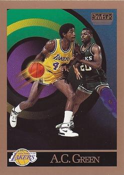 1990-91 SkyBox #137 A.C. Green Front