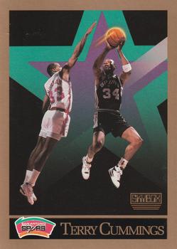 1990-91 SkyBox #255 Terry Cummings Front