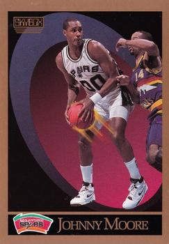 1990-91 SkyBox #258 Johnny Moore Front