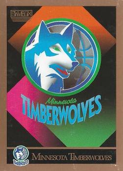 1990-91 SkyBox #343 Minnesota Timberwolves Front