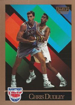 1990-91 SkyBox #398 Chris Dudley Front