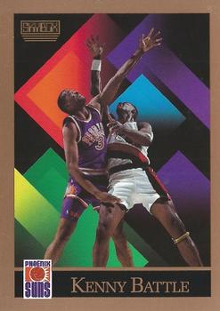1990-91 SkyBox #405 Kenny Battle Front