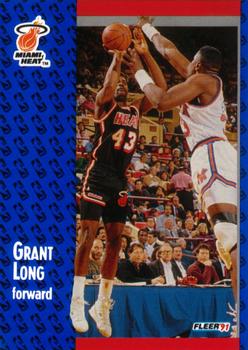 1991-92 Fleer #109 Grant Long Front
