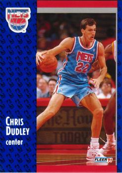 1991-92 Fleer #131 Chris Dudley Front