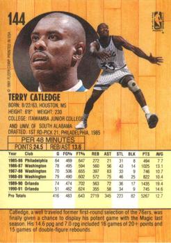 1991-92 Fleer #144 Terry Catledge Back